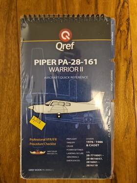 Qref Pa-war2-1 Piper Warrior Ii Pa-28-161 Book Qref-pa-war2-1