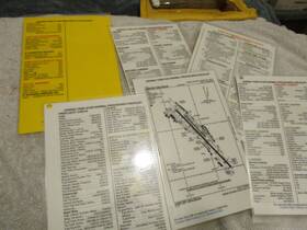 Quick Reference T206h Da-42 New Cessna G1000 Laminated Card Aircraft Normal Flight Procedure Checklist