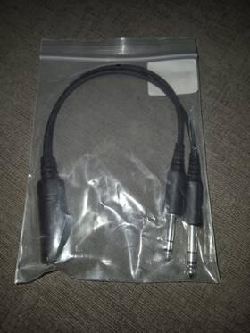 R Spider Wireless Cb-02 Helicopter U-174 Plug Aviation Headset To General Ga Adapter Cable