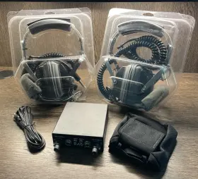 Tac100-1002 Rad Electronics Pack Tac100-1002/4000/case Hot Deal- Tac100 Aircraft Intercom 2-headsets Ul Case