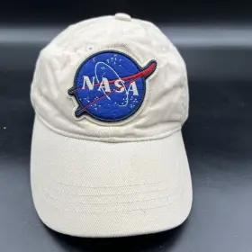 U-cap-nasa-01-se Red Canoe - National Heritage Brands Nasa Ball Cap Hat Cream Tan Os Adjustible
