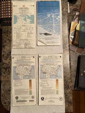 Sanderson Jeppesen Sc-4a Vtg Lot Pilot Flight Computers Log Book Cr-1/e6b More