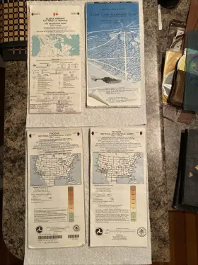 Sc-4a Sanderson Jeppesen Vtg Lot Pilot Flight Computers Log Book Cr-1/e6b More
