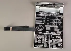 Wa-230 Saunders Mfg Pilot Information Knee Clipboard Aluminum Fly Informed From 1986