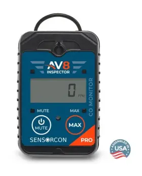 Av8-co-03 Sensorcon Av8 Inspector Pro Portable Carbon Monoxide Monitor