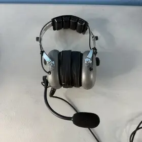 Skylite Sl-900m Aviation Pilot Headset With Mic Dual Plug Free Shipping