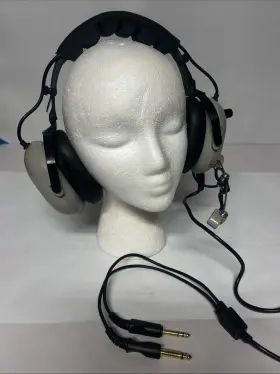 C-45-20 Softcomm Prince Active Noise Attenuating Aviation Headset Nib