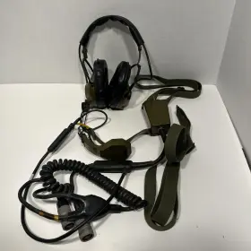 S1242-22 Sonetronics H-213 Military Noise Cancelling Headset And Mic Parts Only