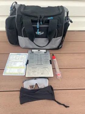 10379 Sportys Flight Bag Gear Crosswind With Many Accessories