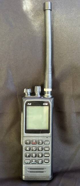 Sportys 376520464376 Sporty S Pj2 Aviation Backup Com Radio 6w Usb-c / Aa Ga Jacks