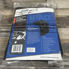 Sportys 818612013529 Flight Gear Ipad Bi-fold Kneeboard