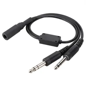 Tangxiyk6i2mxgg4 Tangxi Pusokei Headset Adapter Cable Helicopter To General Aviation