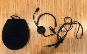 301317-300 Telex Airman 850 Single Sided Lightweight Anr Headset Dual Plug Pilot Aviation