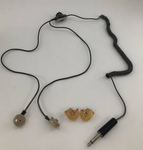 Telex 53586-000 Vtg Aviation Rty-04 Twinset Ear Pieces Pilot Headset 2k Ohm High Impedance