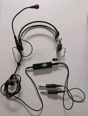 Telex 63800-000 5x5 Pro Ir Headset Dual Connector