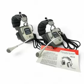 63950-000 Telex Set Of 2 D950 Noise Reducing Aviation Microphone Headsets - 1/4 Inch Jacks