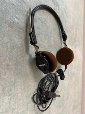 Telex 65465 Airman 760 Audio Headset Vintage 1988 Tested Fully Functional