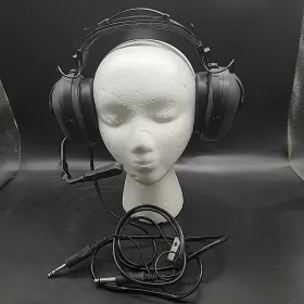 70470-000 Telex Proair 2000e Aviation Headset Black Made In Usa