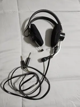 8403 Telex Vintage Pilot Aviation Headset Headphones Airplane Decor