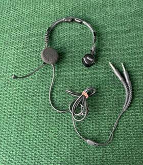 Telex Airman7-0210 Airman 7 Aviation Headset -airman7-0210 Untested As-is