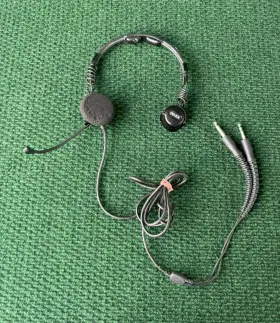 Airman7-0210 Telex Airman 7 Aviation Headset -airman7-0210 Untested As-is