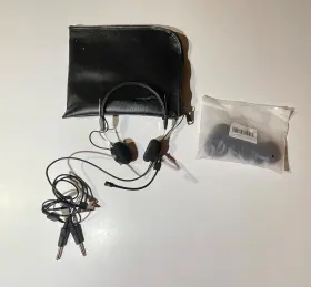 Faats0c-57a Telex Airman 750 64300-200 Double Side Aviation Headset