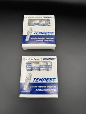Tempest Urem38e Aviation Spark Plugs 2 Packs 8 Total Lycoming O-320