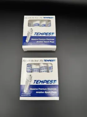 Urem38e Tempest Aviation Spark Plugs 2 Packs 8 Total Lycoming O-320