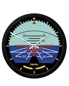 9063-10 Trintec 1063 New Artificial Horizon Wall Clock 10 Inch Round Aviation Instrument