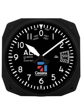 Trintec 3060-10-ces New 10 Inch Cessna Altimeter Style Aviation Instrument Clock Ces-3060