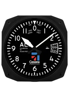 3060-10-ces Trintec New 10 Inch Cessna Altimeter Style Aviation Instrument Clock Ces-3060