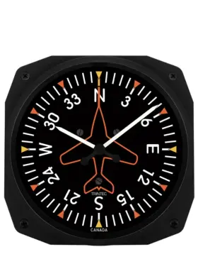3062-10 Trintec 3063 10 Inch Aviation Directional Gyro Instrument Style Wall Clock