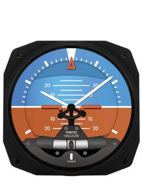Trintec 3063-10 New 10 Inch Artificial Horizon Aviation Instrument Clock Aviator