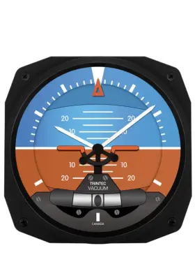 3063-10 Trintec New 10 Inch Artificial Horizon Aviation Instrument Clock Aviator