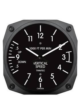 Trintec 9068vsi New Vsi Vertical Speed Instrument Style Wall Clock