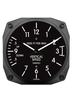 9068vsi Trintec New Vsi Vertical Speed Instrument Style Wall Clock