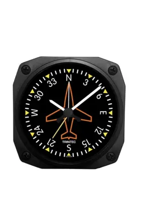 Dm62 Trintec New Directional Gyro Alarm Clock Portable Aviator Stewart 3.5 Inch