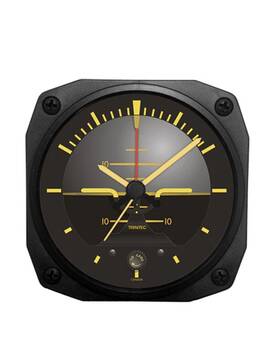Trintec Dm63v New Vintage Artificial Horizon Alarm Clock Aviation 3.5 Inch