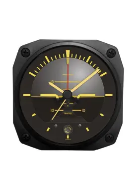 Dm63v Trintec New Vintage Artificial Horizon Alarm Clock Aviation 3.5 Inch