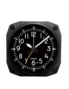 Dm65-2016 Trintec New Classic Cockpit Style Travel Alarm Clock Aviator Dm65 3.5 Inch