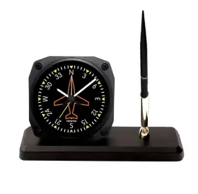 Ds62 Trintec New Directional Gyro Desk Pen Set W Alarm Clock