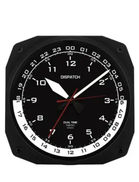 Dsp10 Trintec Dsp4 Zulu Clock 12 And 24 Hour Dual Time Utc Military Instrument Dial 10 Inch