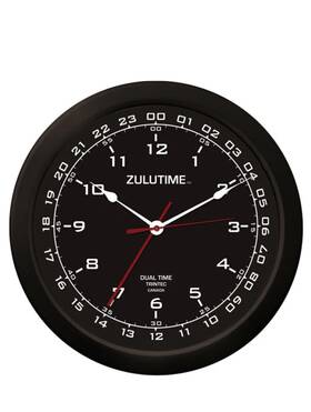 Trintec Zt14-1 Large 14 Inch Zulutime Dual Time Clock Aviation
