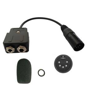 Ufq U Fly Quiet 43217-157493 Ga-ab Aviation Headset Ga Dual Plugs To Airbus Xlr 5 Pin Male Adapter