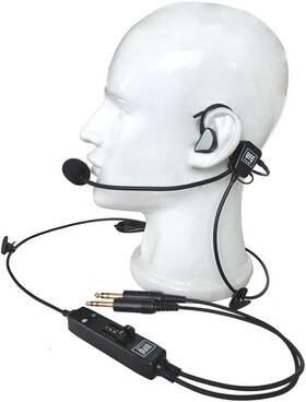 Ufq Ufq-l1 In-ear Type Aviation Headset L-1 Super Light Weight - Quiet As Anr Black