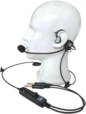 Ufq-l1 Ufq In-ear Type Aviation Headset L-1 Super Light Weight - Quiet As Anr Black
