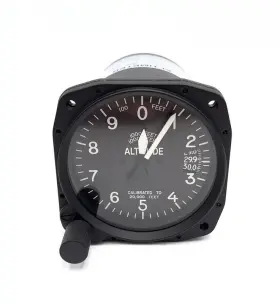 5934-3 United Instruments Altimeter Indicator Lighted 28v Pre-owned