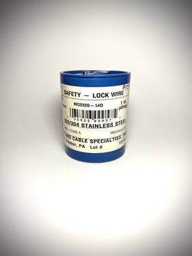 Wcs Mc0320-1#d Safety Wire - Lock Ms20995c-32 302/304 Ss 1 Lb. 450g Free Shipping
