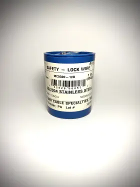 Ms20995c-32 Wcs Mc0320-1#d Safety Wire - Lock 302/304 Ss 1 Lb. 450g Free Shipping