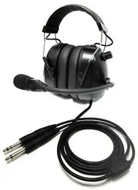 H2me10a Wicom Aviation Headset Monaural